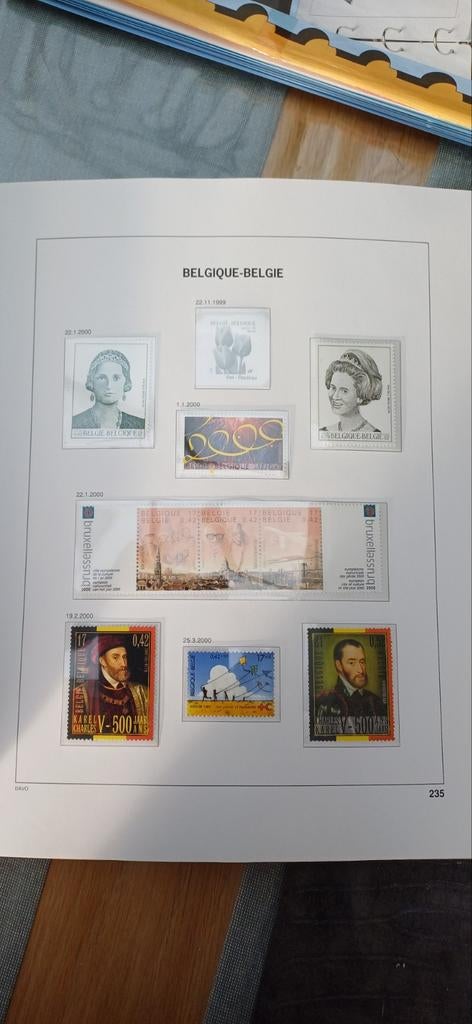 Zegels 2000 t/m 2005 blokken 2000 t/m 2004 **, Postzegels en Munten, Ophalen of Verzenden