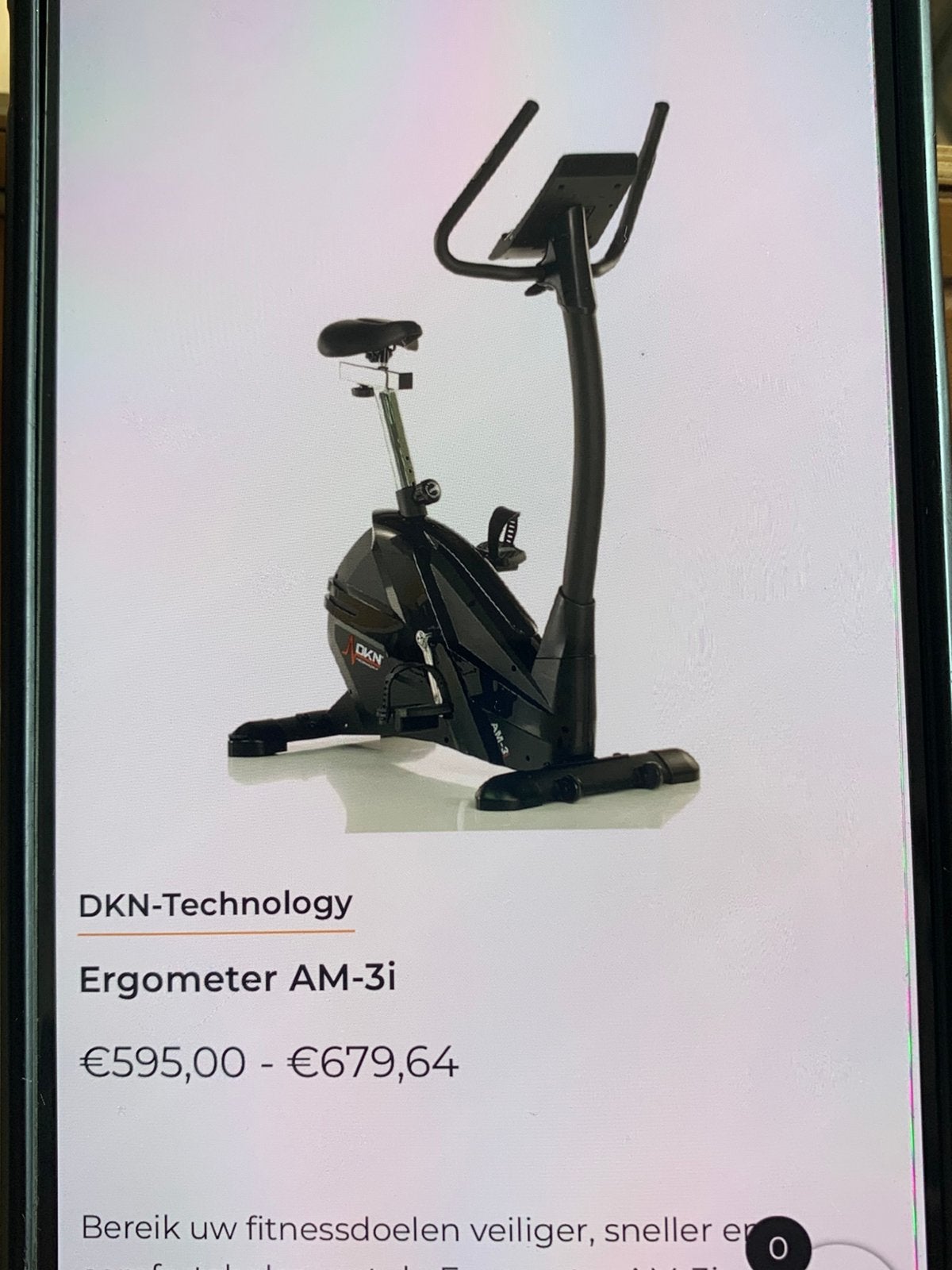 Hometrainer DKN, Enlèvement, Comme neuf