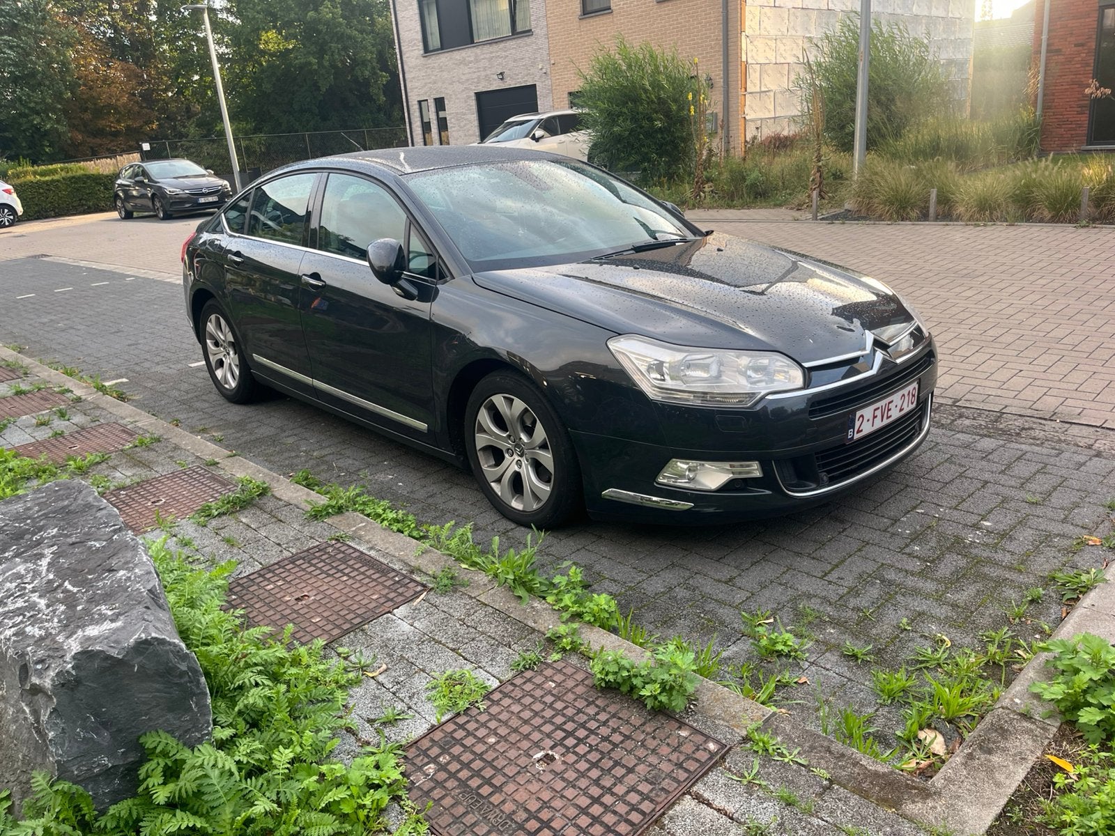 Citroen C5 exclusive automaat, Auto's, Citroën, Zwart, Leder en Stof, 120 kW, C5
