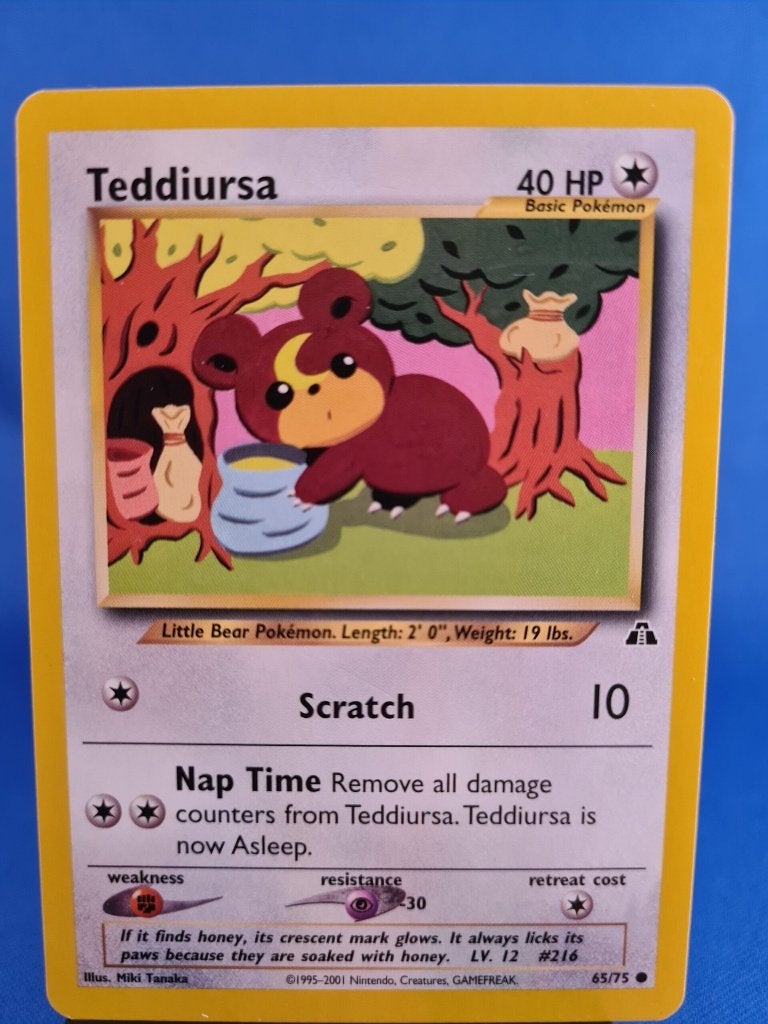 Teddiursa 65/75 - Neo Discovery, Hobby & Loisirs créatifs, Envoi, Utilisé