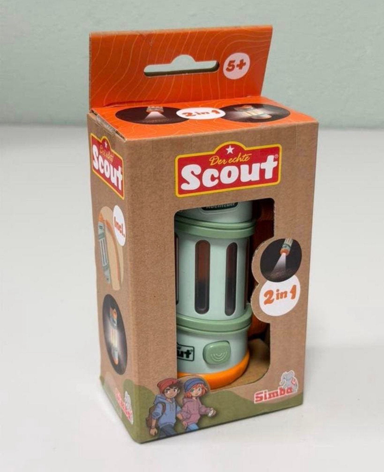 Scout - 2-In-1-Kinderen-Zaklamp - Buiten-Spel-Uitrusting, Ophalen of Verzenden, Nieuw, Batterij