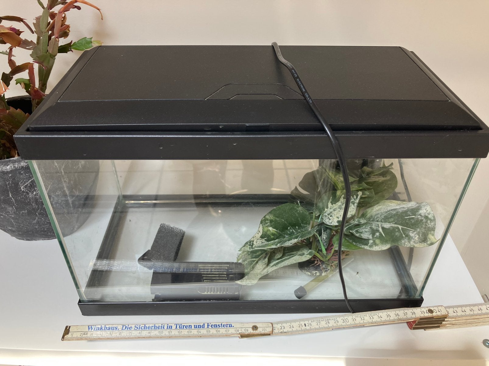Aquarium met filter, Dieren en Toebehoren, Ophalen, Gebruikt