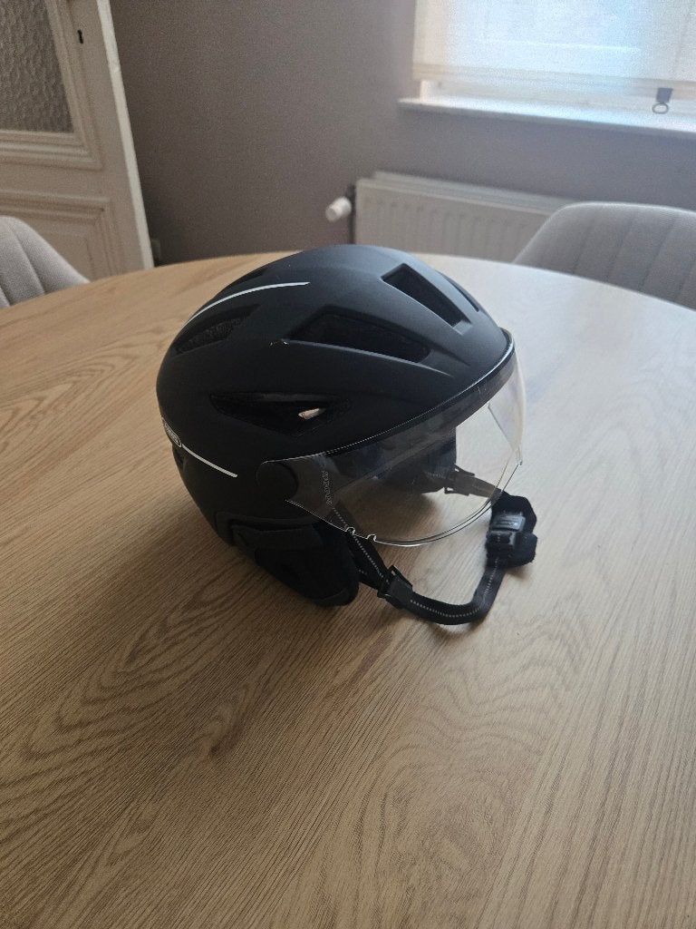 ABUS Pedelec 2.0 ACE Fietshelm (Matzwart), Ophalen of Verzenden, Zo goed als nieuw, Heer of Dame, L