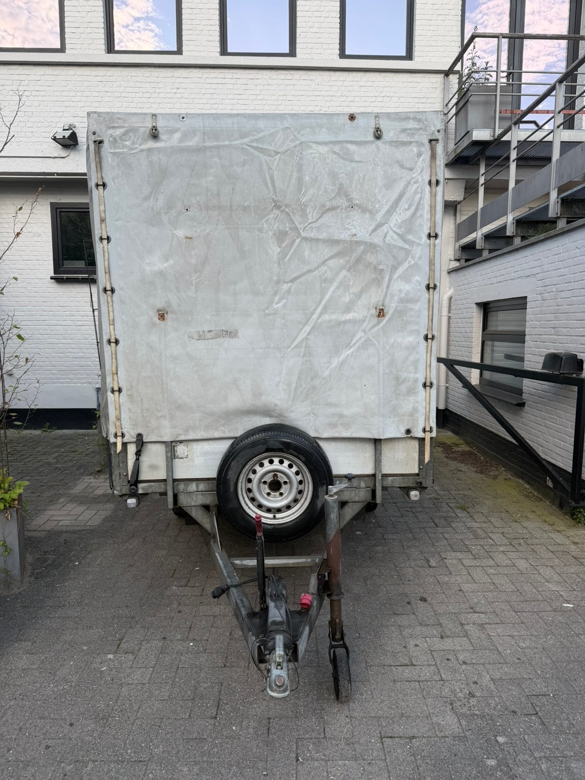 Remorque avec auvent 2500 kg, Enlèvement, Comme neuf
