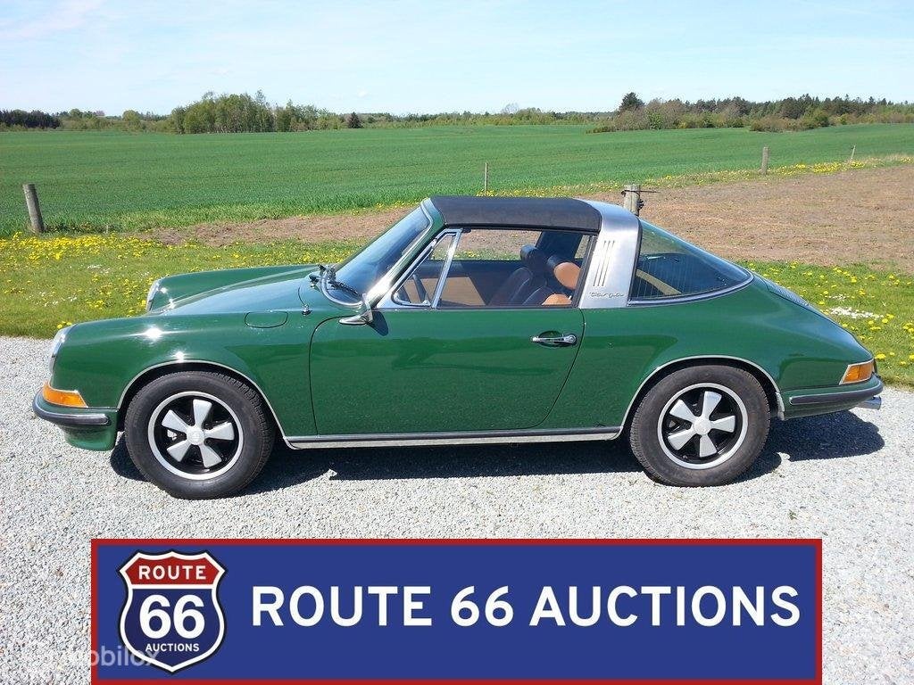 Porsche 911 S 2.2 Targa | 1970 | Route 66 Auctions, Autos, Achat, Entreprise, Boîte manuelle, Autre carrosserie