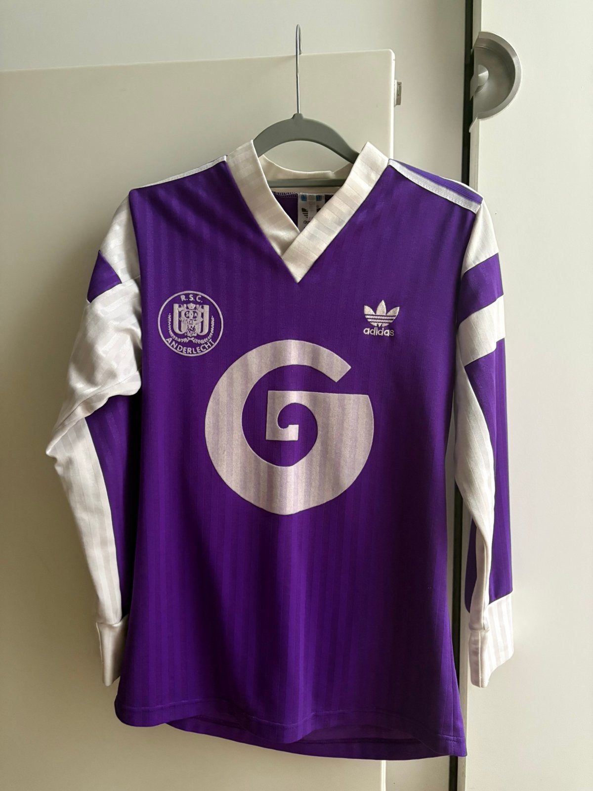 RSC Anderlecht shirt 1988-89, Verzamelen, Overige Verzamelen, Ophalen, Zo goed als nieuw