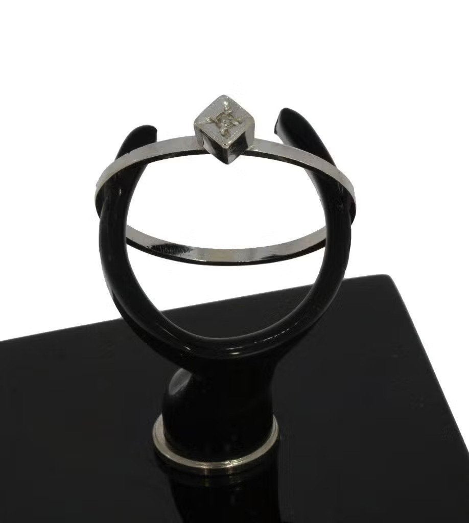 Diamant solitair 14k gouden dames ring briljant klassiek, Ophalen of Verzenden, Zo goed als nieuw, Dame of Heer, Met edelsteen