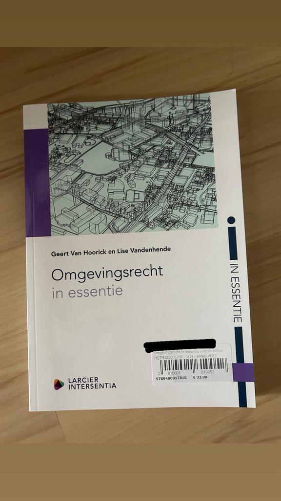 Omgevingsrecht in essentie, Ophalen, Zo goed als nieuw