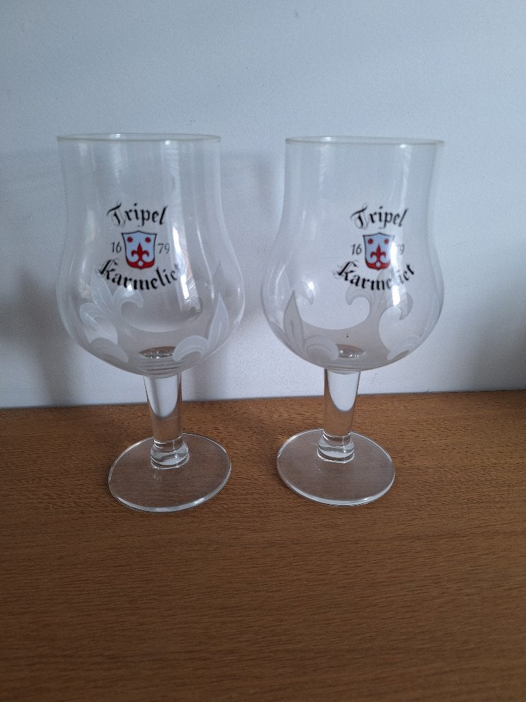 Karmeliet glazen, Ophalen, Bierglas