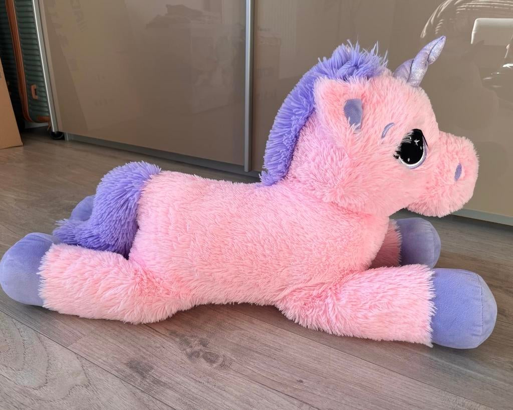 Grote roze unicorn knuffel, Enfants & Bébés, Jouets | Peluches, Enlèvement, Comme neuf, Cheval