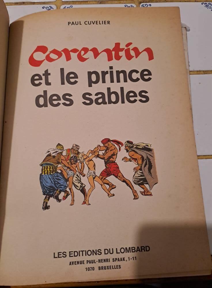corentin et le prince des sables - Cuvelier (EO), Paul Cuvelier., Une BD, Comme neuf, Enlèvement