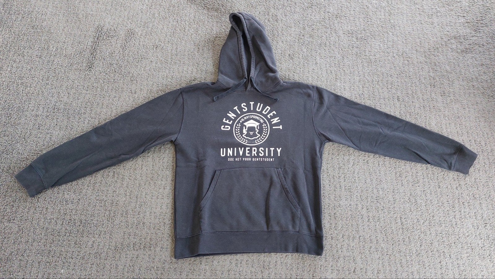 Hoodie Gentstudent M, Vêtements | Hommes, Pulls & Vestes, Enlèvement, Porté, Taille 48/50 (M), Noir