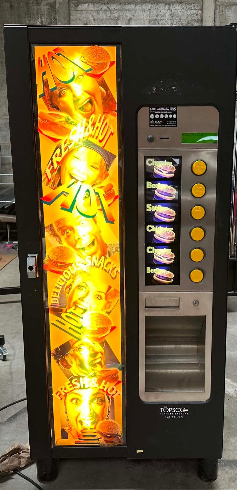 Vending machine - hamburgers, Verzamelen, Ophalen, Gebruikt