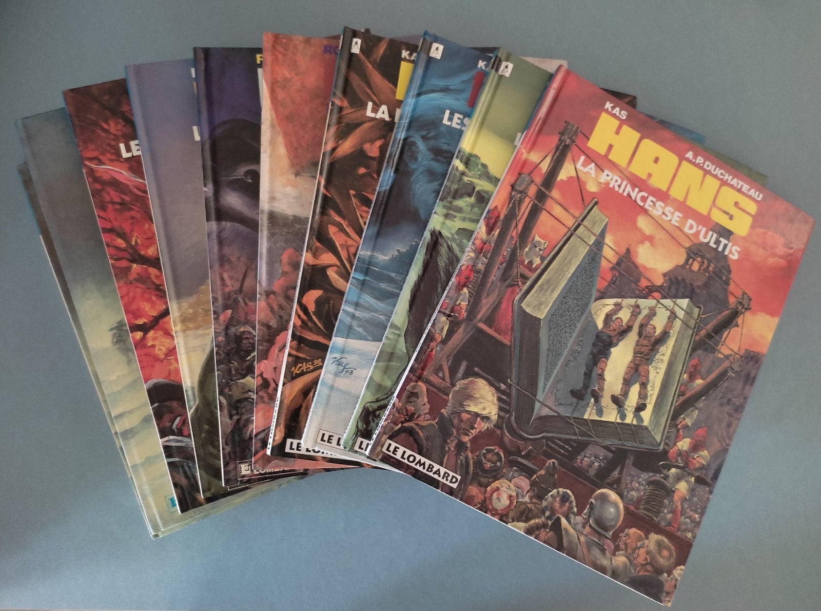 Série Hans - (EO) Lot de 10 BD, Livres, Plusieurs BD, Enlèvement ou Envoi, Comme neuf, Rosinski - Van Hamme
