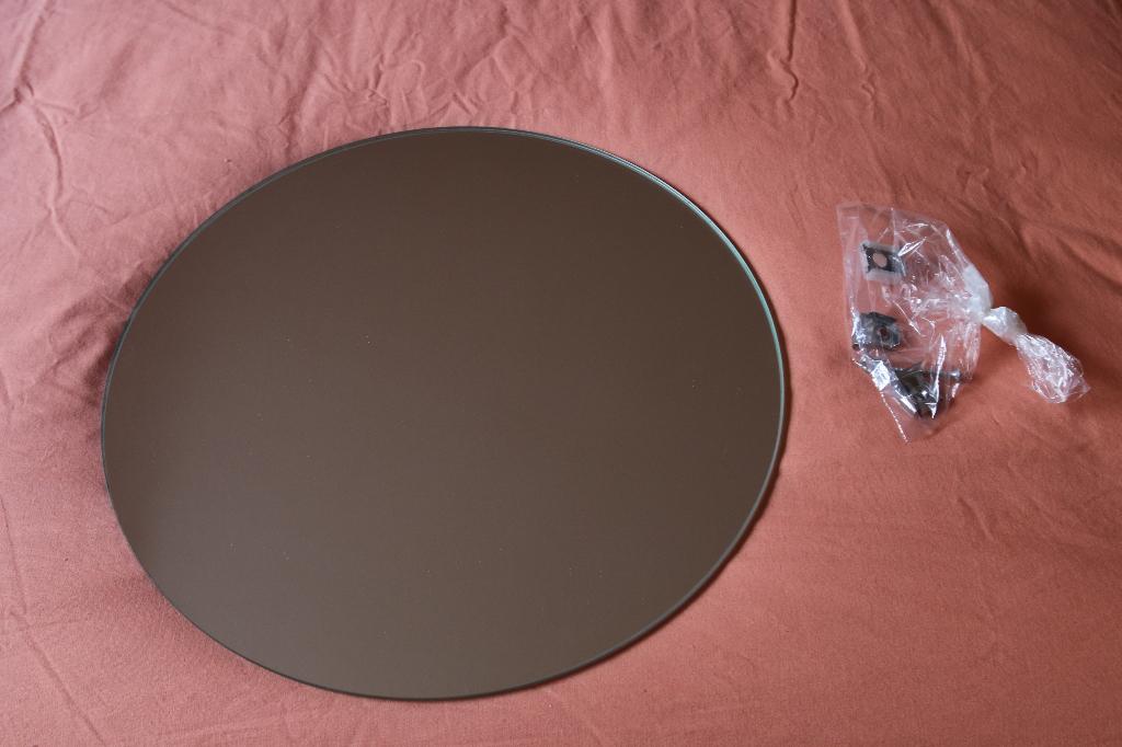 spiegel, Minder dan 50 cm, Rond, Ophalen of Verzenden, Zo goed als nieuw