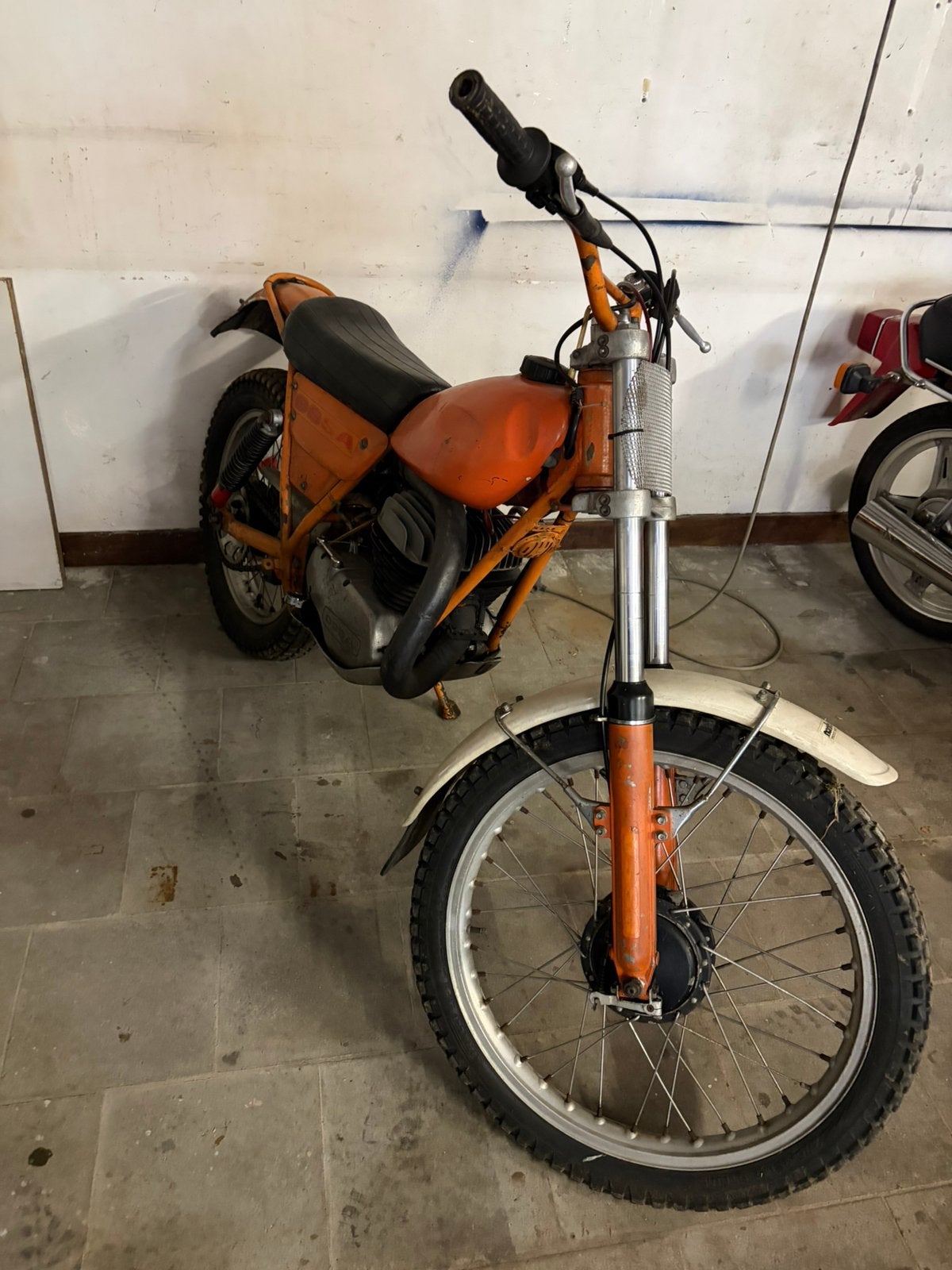 Moto trial ossa 350, Motoren