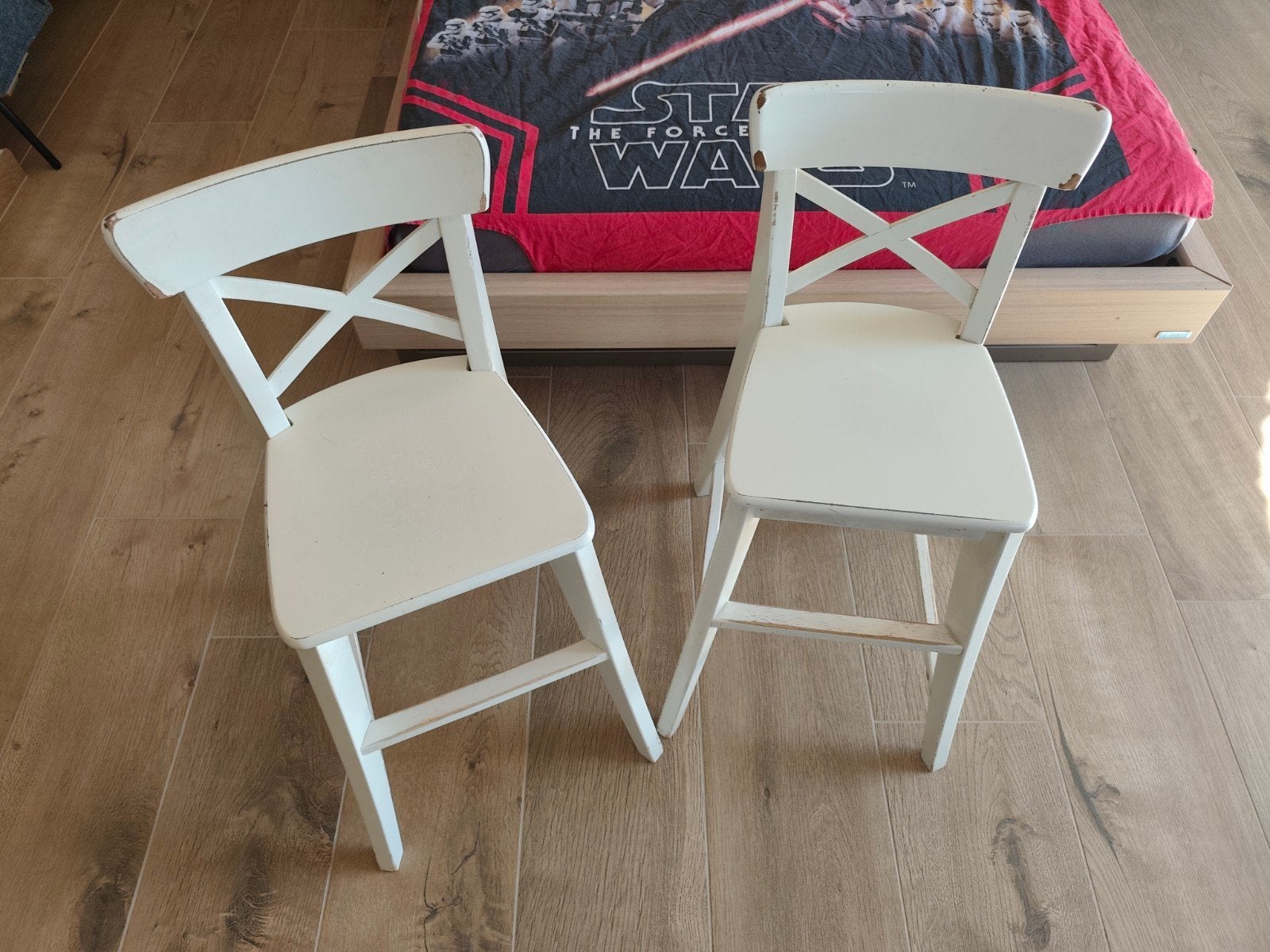 2 ikea houten kinderstoelen, Kinderen en Baby's, Ophalen