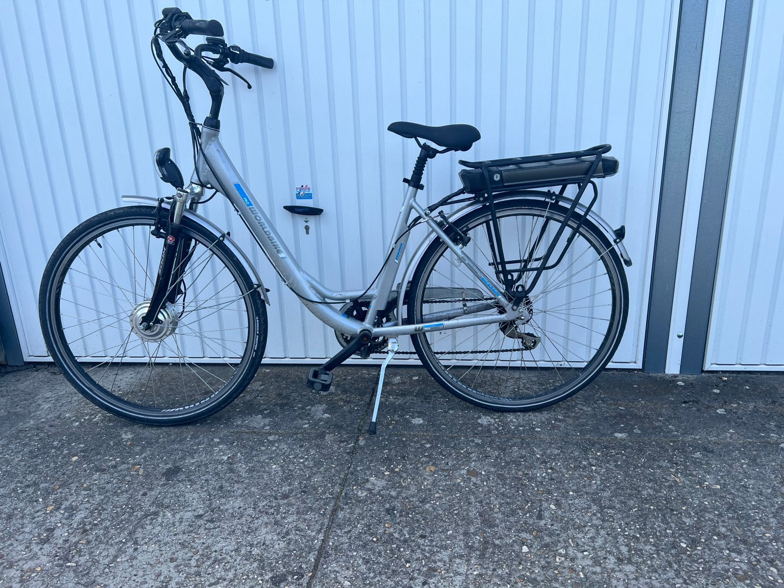 Elektrische fiets minerva (worldbike), Fietsen en Brommers, Elektrische fietsen, Ophalen, Zo goed als nieuw