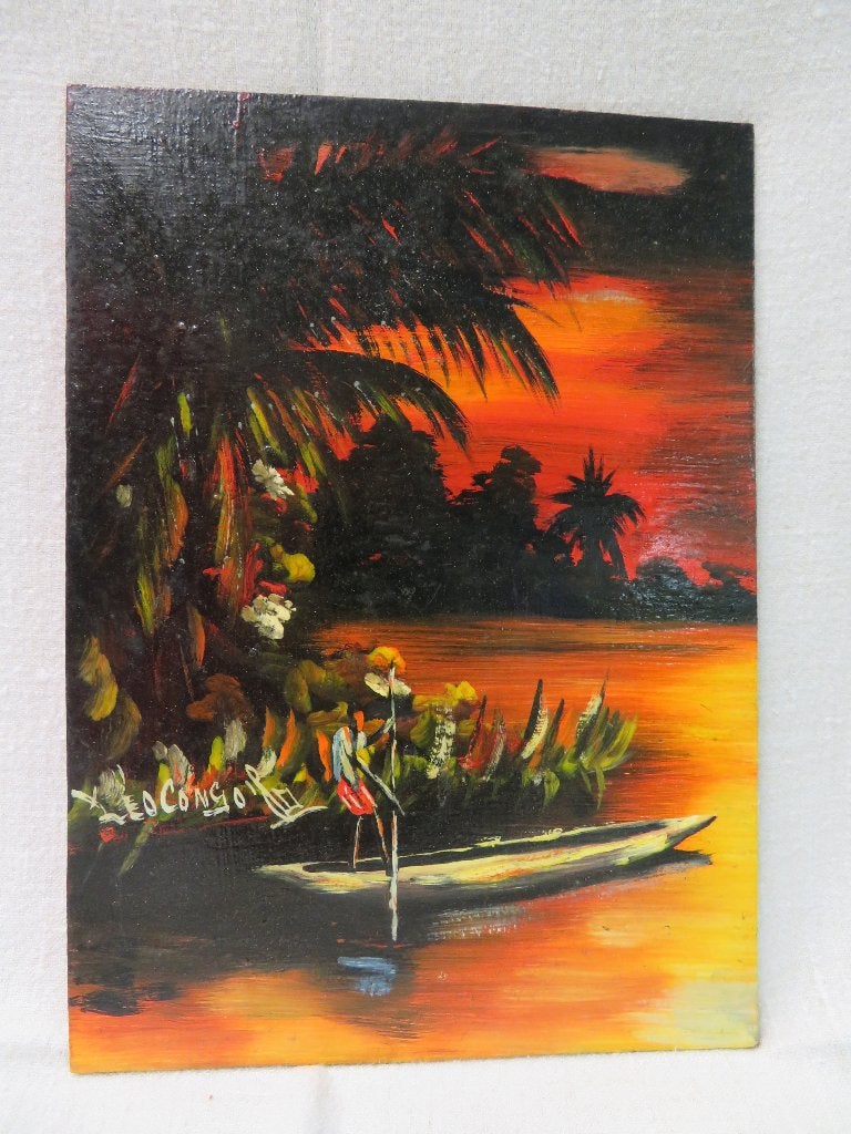 Art populaire congolais (1950/1960) - LEO CONGO (Ref.83), Enlèvement