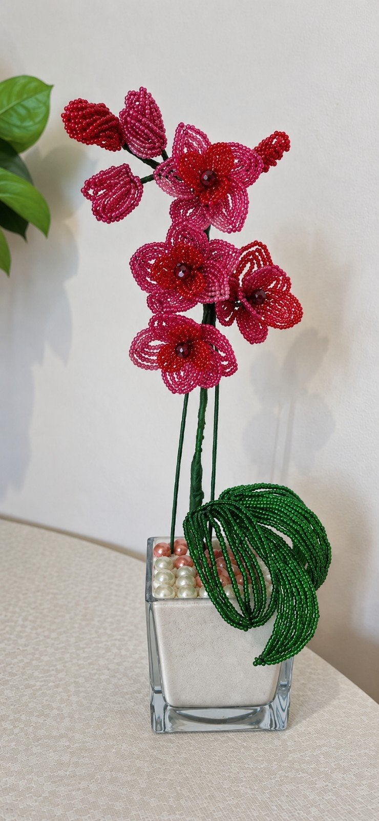 La fleur est faite à la main, Hobby & Loisirs créatifs, Enlèvement ou Envoi, Neuf, Décoration