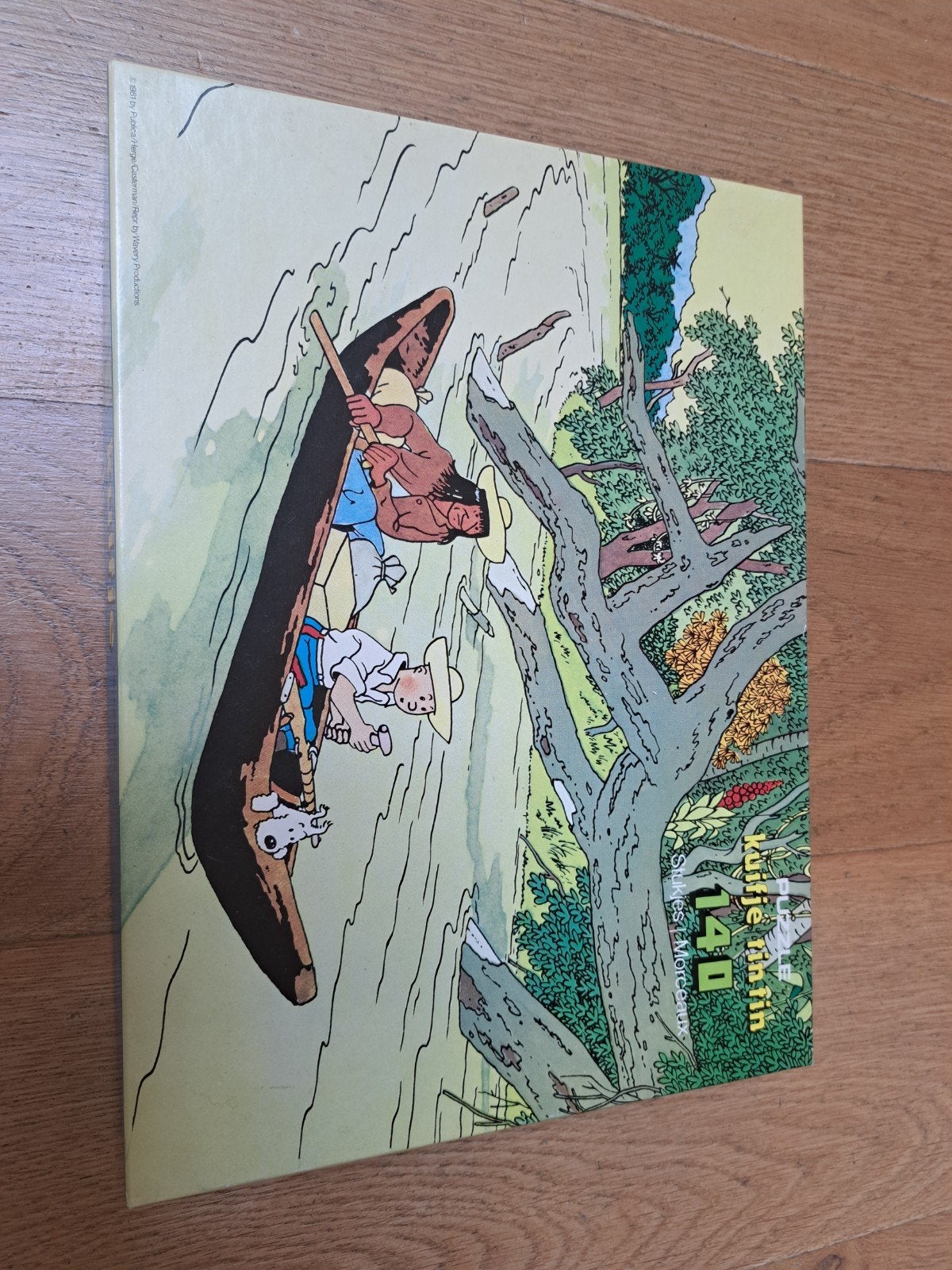 puzzel kuifje, Enlèvement, Moins de 500 pièces, Comme neuf, Puzzle