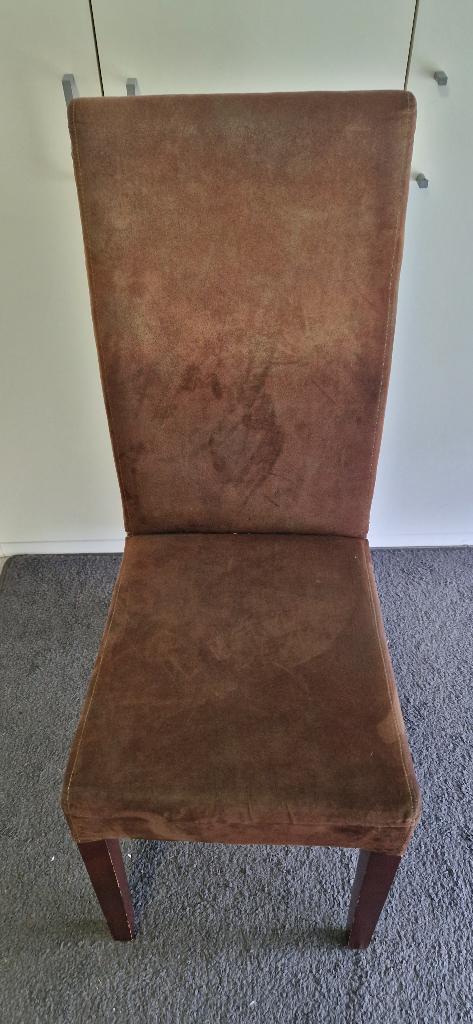 Stoelen, Huis en Inrichting, Stoelen, Ophalen, Kunststof, Gebruikt, Bruin