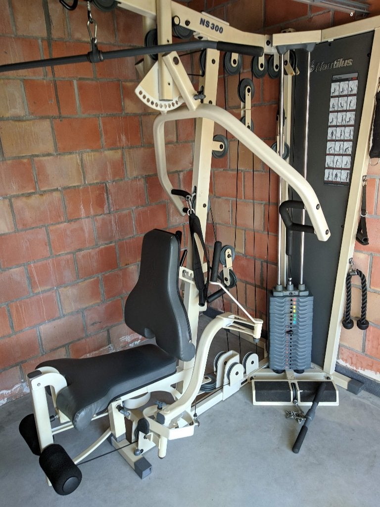 Nautilus Krachtstation (home gym) NS300 Te koop, Sport en Fitness, Ophalen, Benen, Gebruikt, Krachtstation