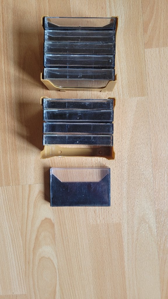 lege doosjes voor casettes : 15 stuks, Cd's en Dvd's, Ophalen