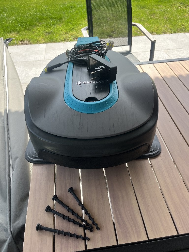 tondeuse robot Gardena, Enlèvement, Utilisé, 20 à 25 cm, Gardena