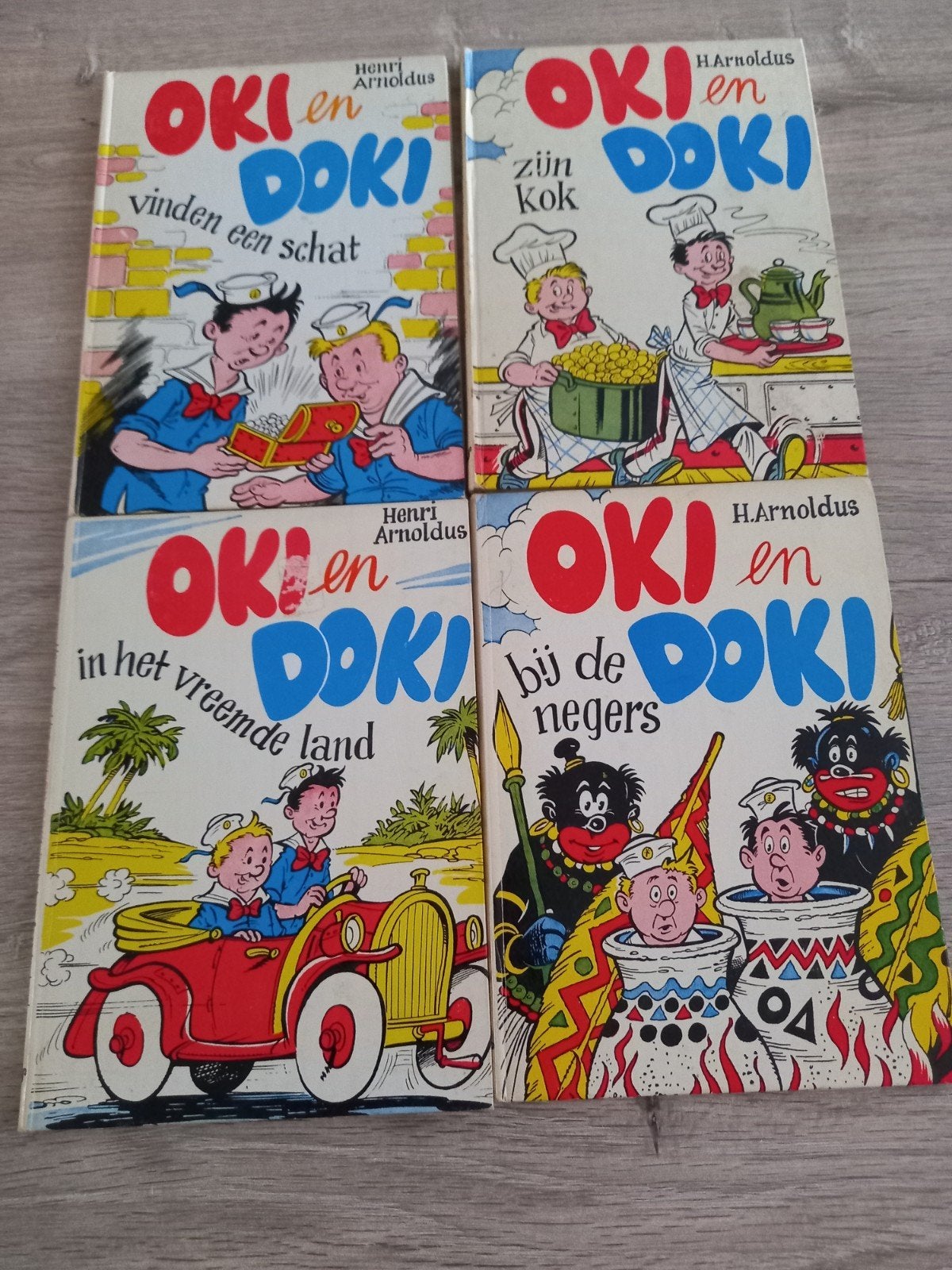 kinder leesboekjes oki en doki 2euro stuk of samen 5euro, Enlèvement