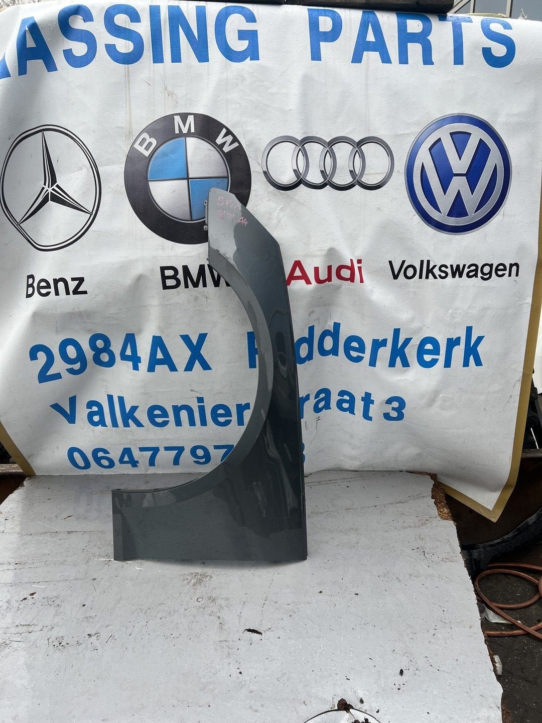 Audi A4 8W Zijscherm Spatscherm Links, Gebruikt, -, -, Links