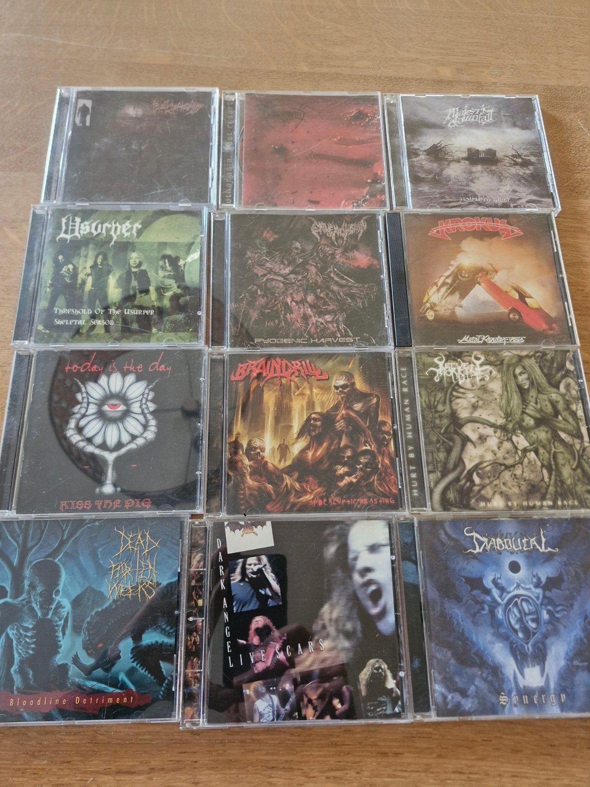 Metal cd's. 5 euro per stuk, CD & DVD, Enlèvement ou Envoi, Utilisé, Death metal, Album