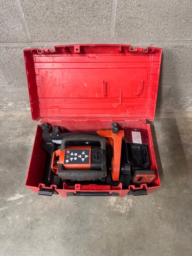 Hilti PR 25 Roterende Laser met PRA 25 Ontvanger en statief, Enlèvement, Comme neuf, Autres appareils de mesure ou compteurs