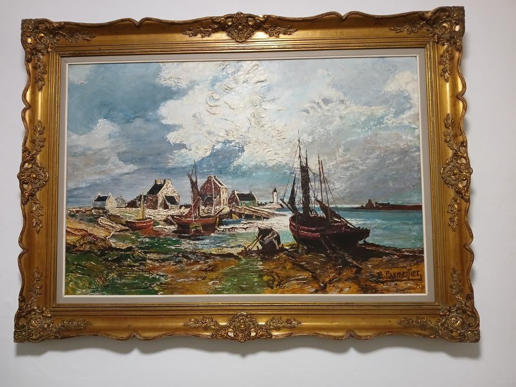 Peinture au couteau, Antiek en Kunst, Ophalen