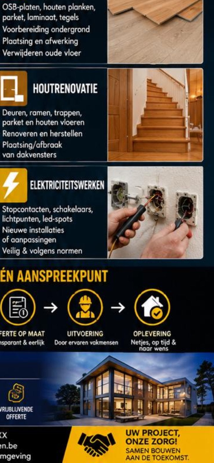 BOUW & RENOVATIE IN BRUSSEL EN OMGEVING, Ophalen of Verzenden