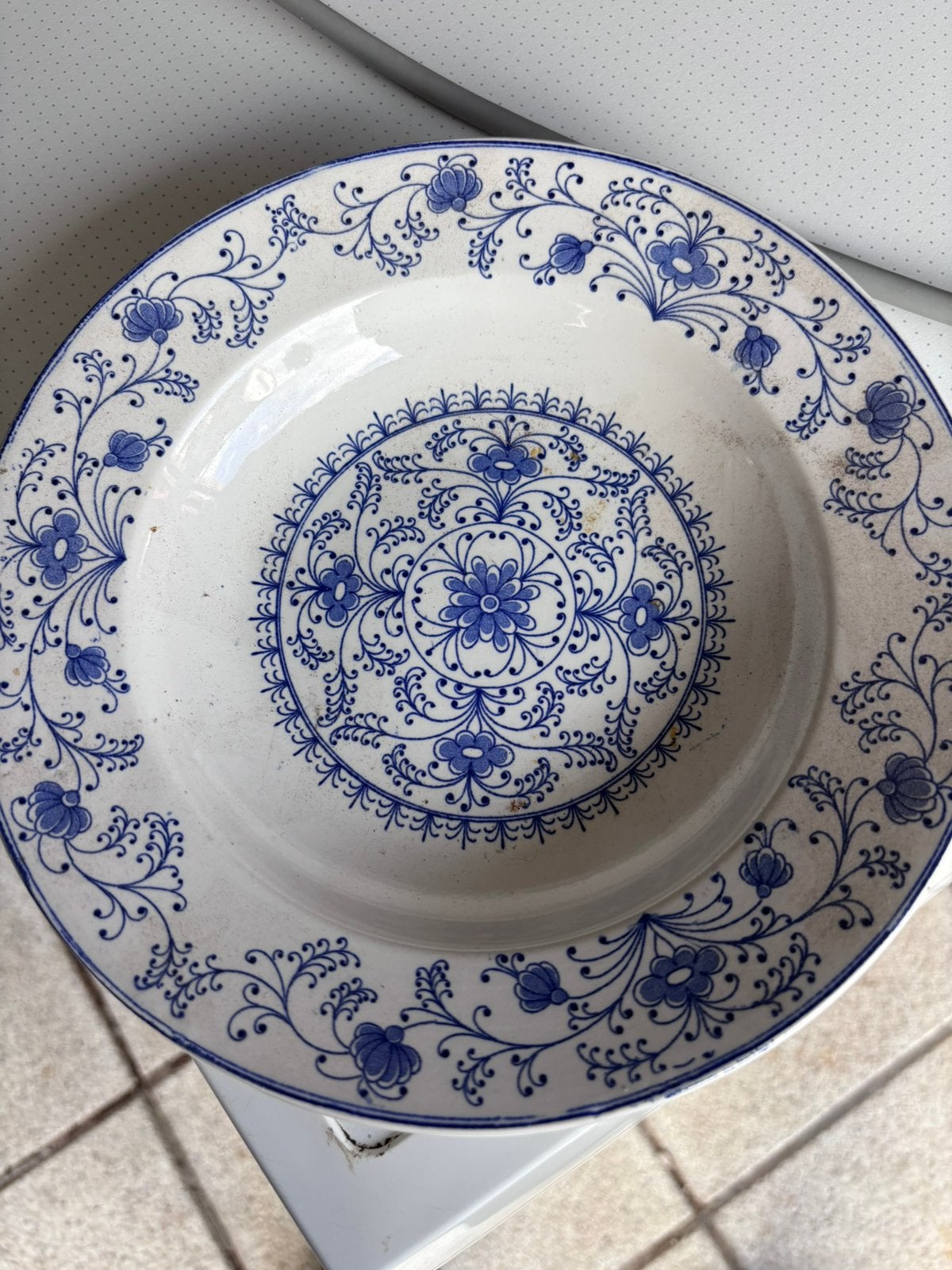 Nimy Saxonia borden, Ophalen