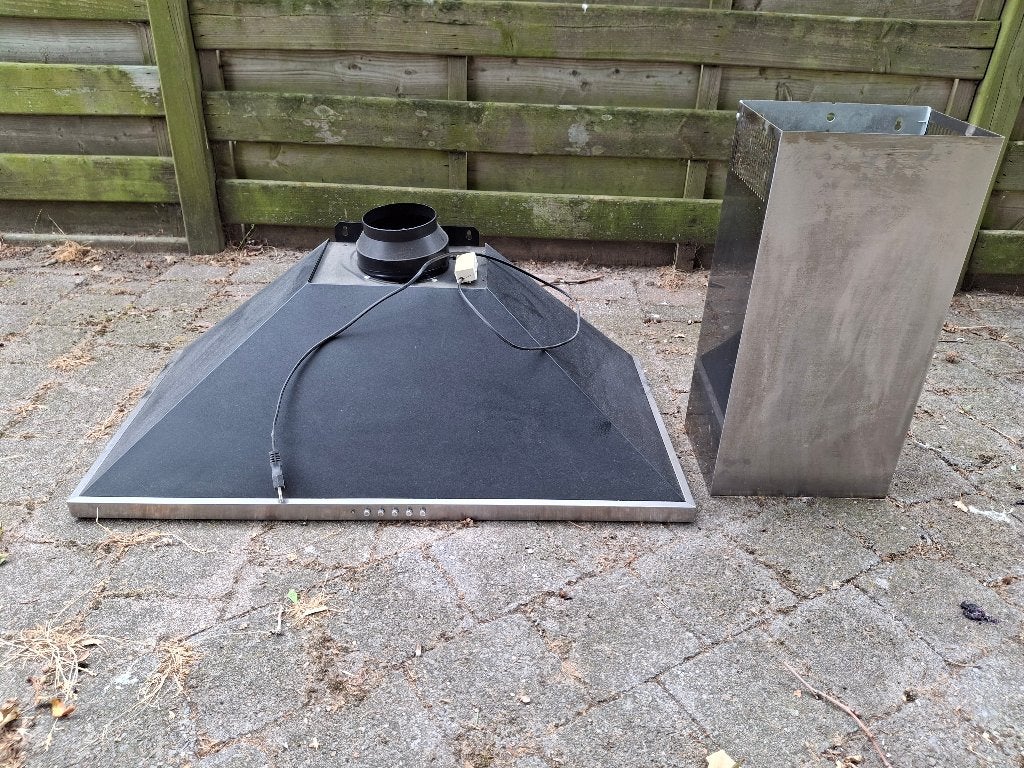 Dampkap La Germania HOC90NCF, Ophalen, Gebruikt, Wandschouwkap, Motor