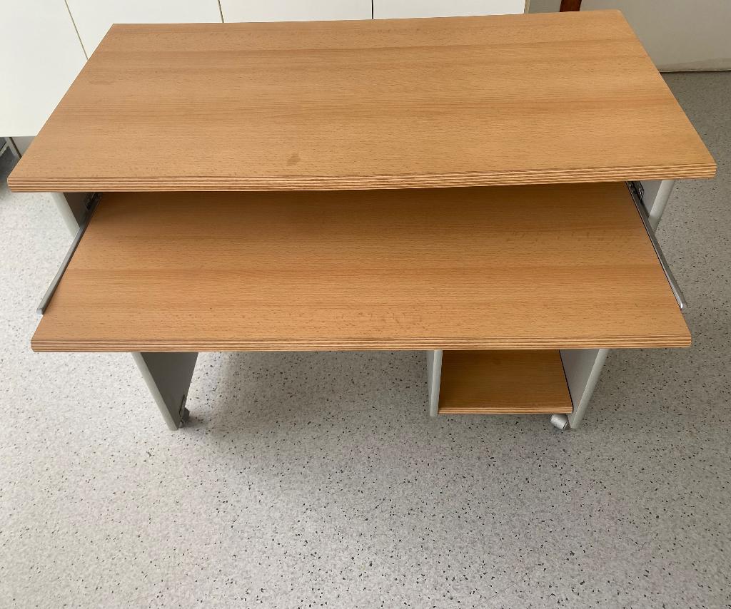 Computertafeltje, Huis en Inrichting, Kasten | Computermeubels, Ophalen, Kunststof, Gebruikt, Modern