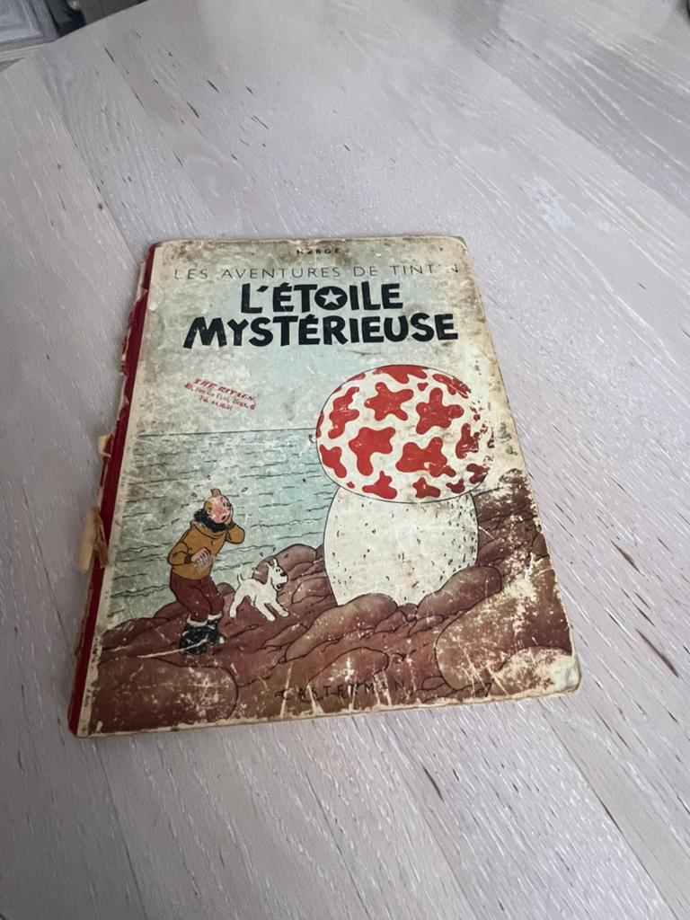 ancien bd tintin, Enlèvement, Comme neuf