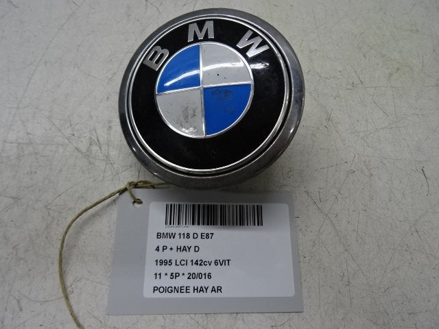 POIGNEE COFFRE / HAYON ARRIERE BMW 1 serie (E87 / 87N), Autos : Pièces & Accessoires, Utilisé, BMW