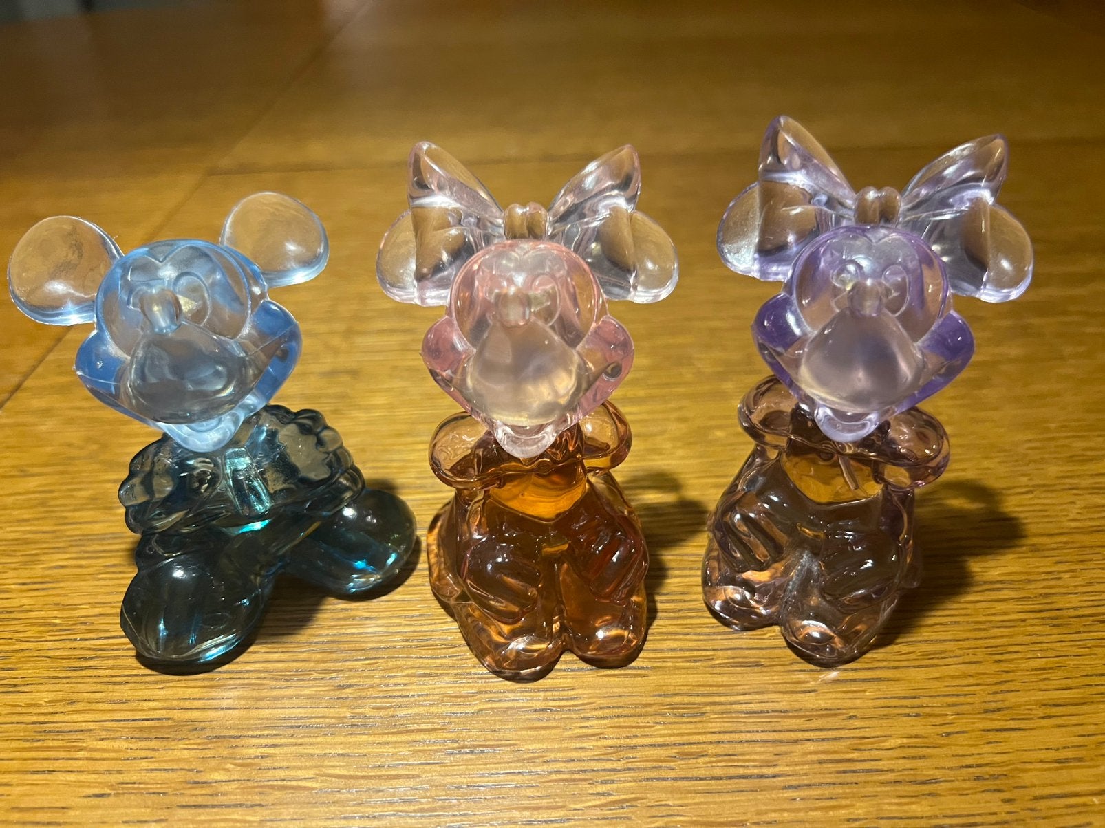 Vintage Disney parfumflesjes Mickey en Minnie Mouse, Verzamelen, Ophalen, Mickey Mouse, Zo goed als nieuw