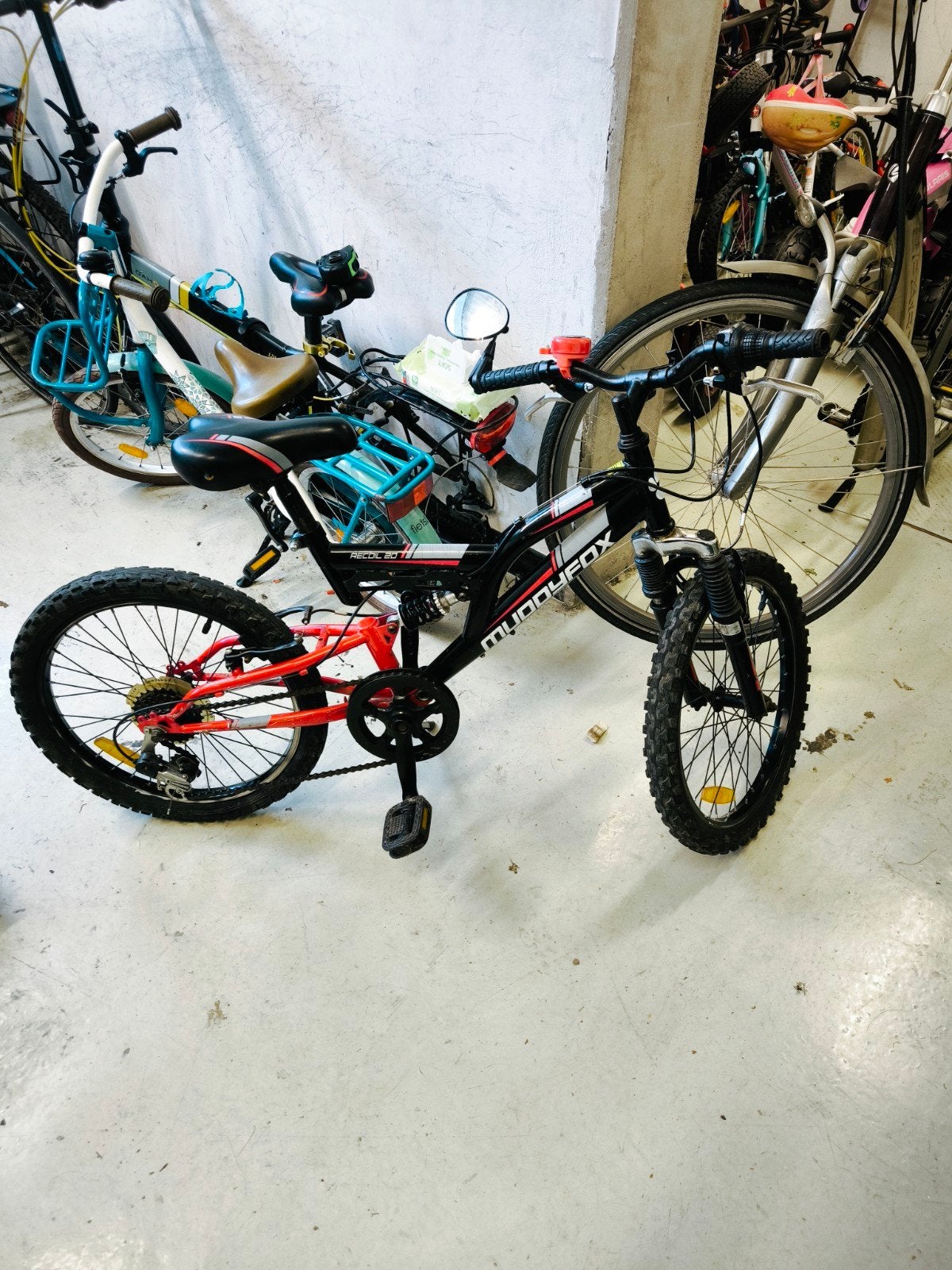 Muddyfox Recoil 20 inch Mountainbike – Full Suspension – 6 v, Frein sur jante, Muddyfox Recoil 20 inch, Enlèvement, Utilisé