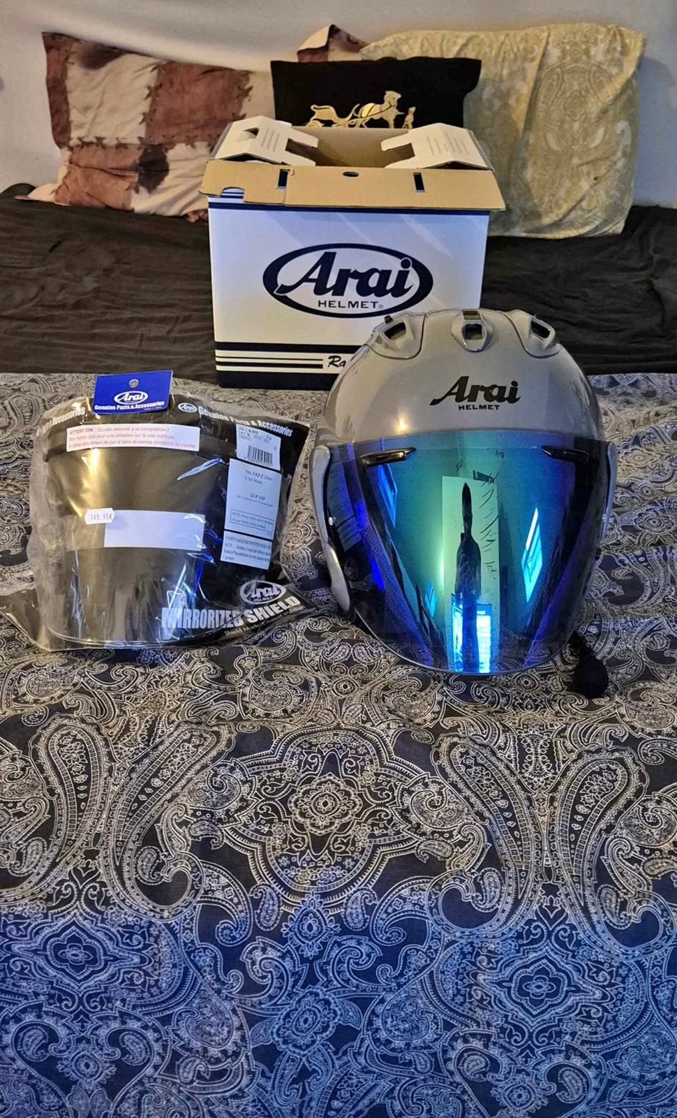 Arai SZ-R EVO helm maat M in zeer goede staat NIEUW, Motoren, Ophalen, Zo goed als nieuw