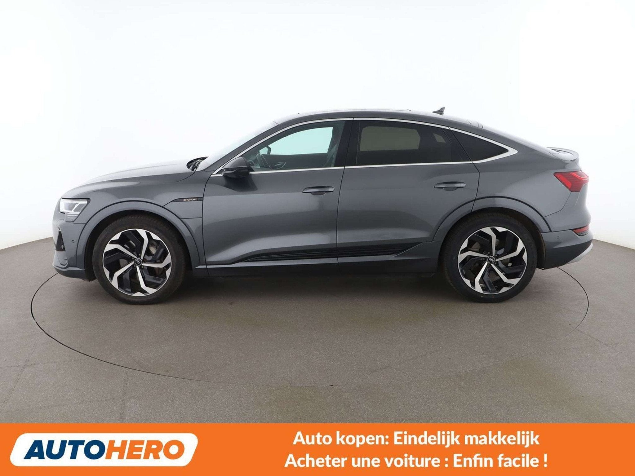 Audi e-tron 55 quattro S line (bj 2021, automaat), Auto's, Audi, Automaat, 4 deurs, Gebruikt, Elektrisch