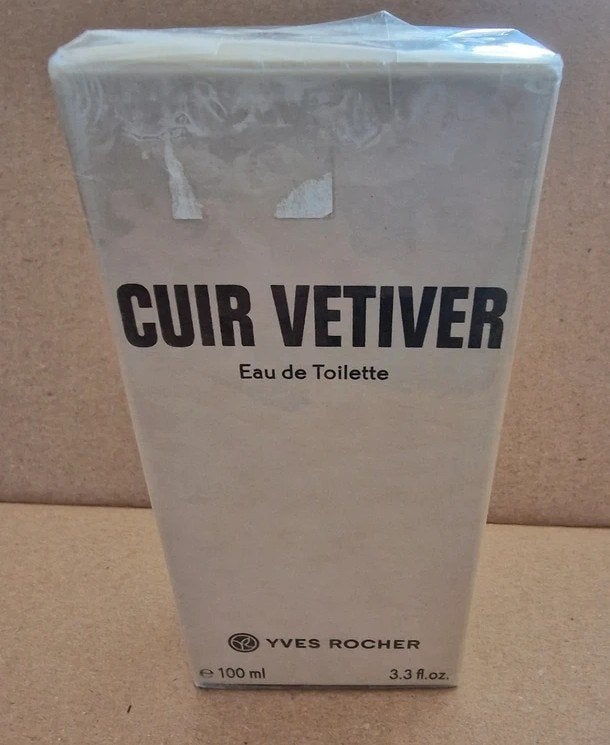 Parfum Cuir Vetiver EDT 100 ml Yves Rocher sous cello, Collections, Parfums, Envoi, Neuf, Bouteille de parfum, Plein