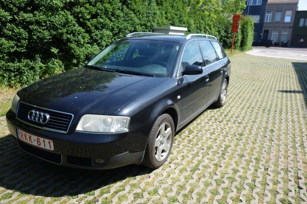 TE KOOP AUDI A6 . DIESEL .BREAK .NOG IN GOEDE STAAT   FOTO'S, Autos, Audi, Cuir, Achat, Capteur de stationnement, Boîte manuelle