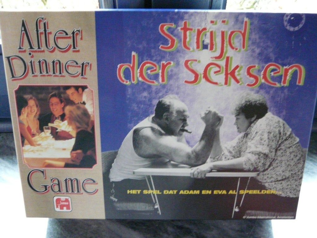 Nog als nieuw : JUMBO bordspel/quiz " Strijd der seksen"18+, Een of twee spelers, Ophalen, Zo goed als nieuw, Jumbo