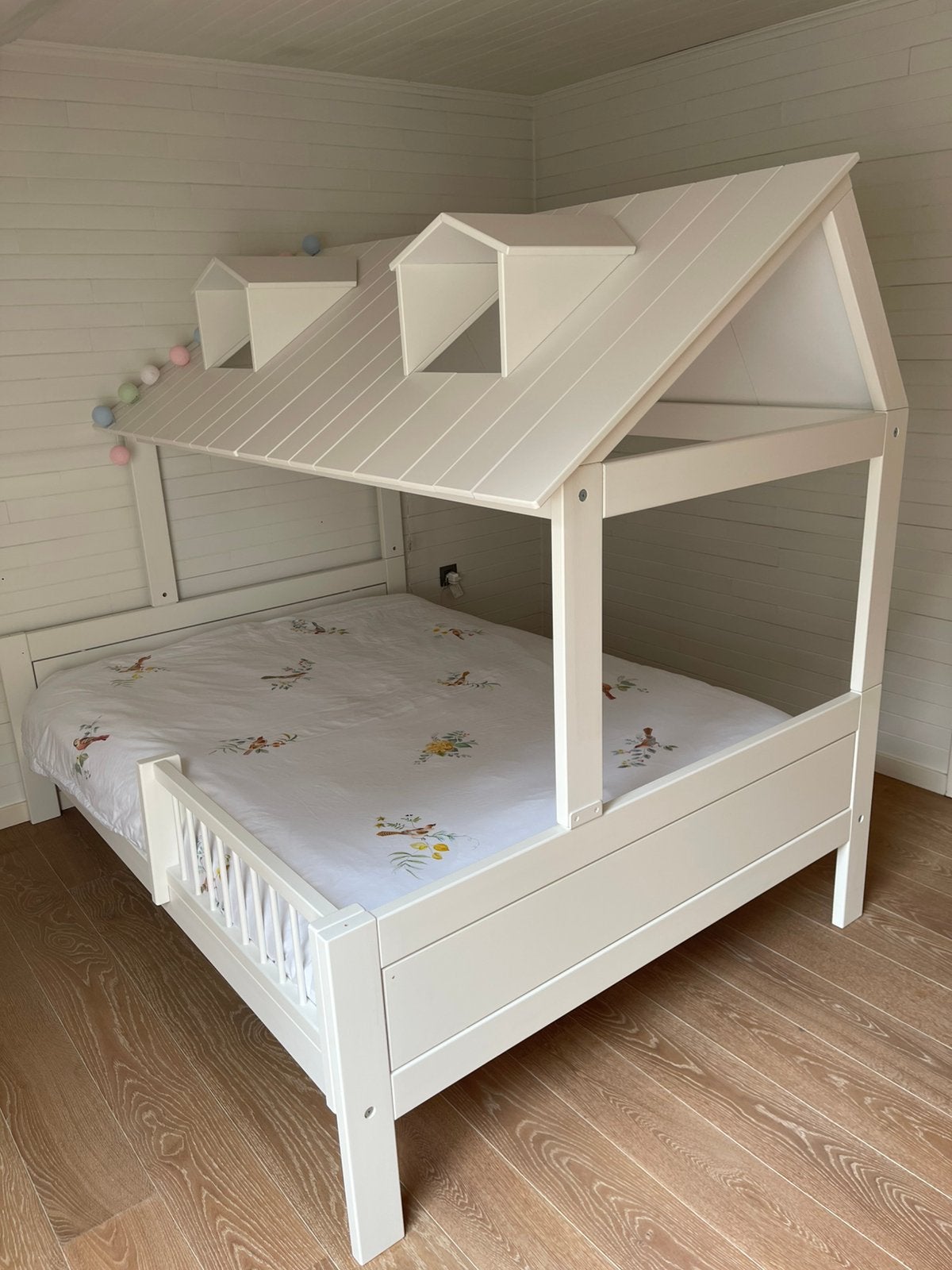 Lifetime Kidsrooms Beach House Huisbed 140x200 - incl.matras, Maison & Meubles, Queen size, Enlèvement, 140 cm, Comme neuf