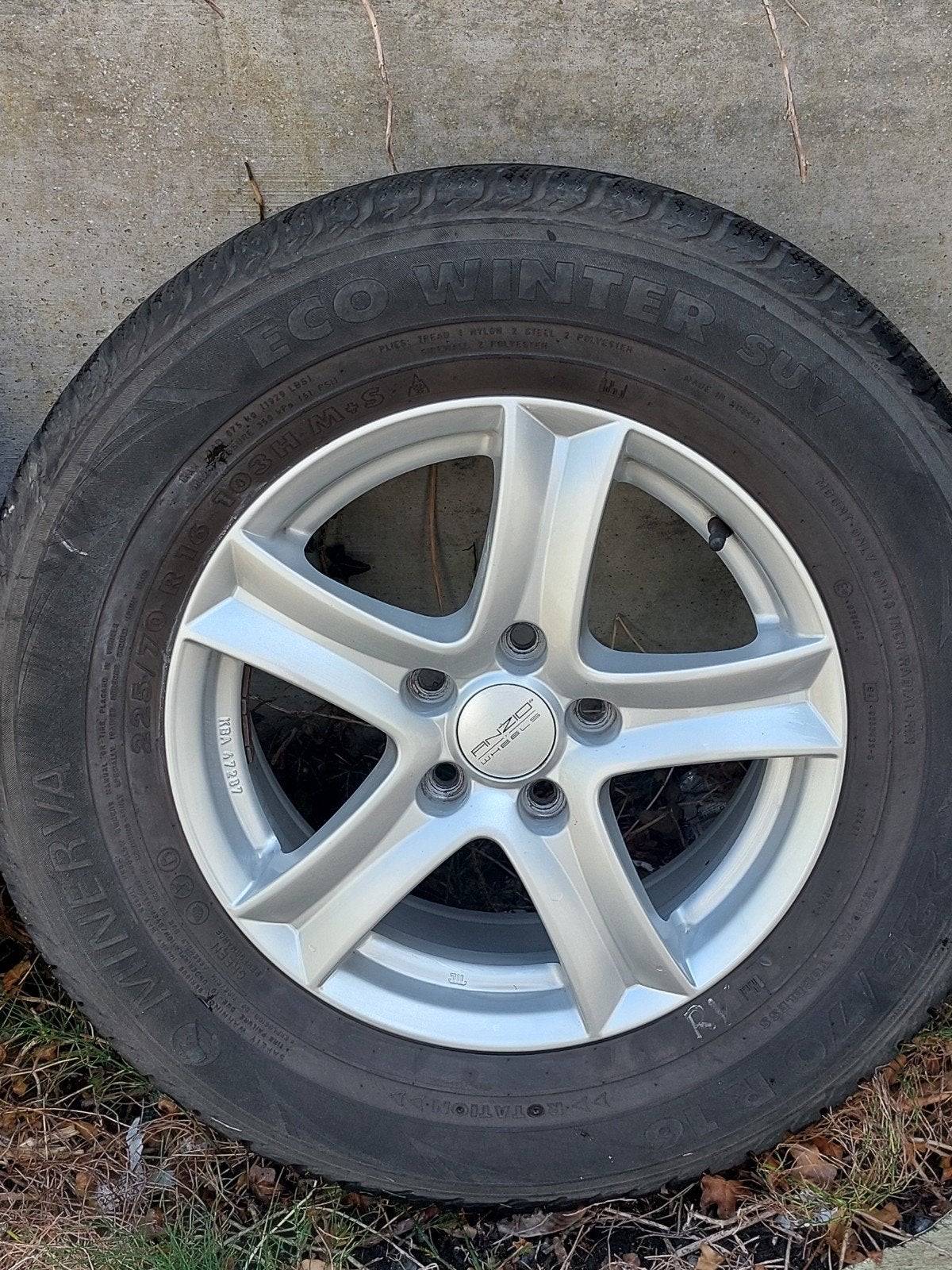 4 aluminium velgen met winterbanden voor oa opel, Pneus hiver, 16 pouces, Pneu(s), Enlèvement