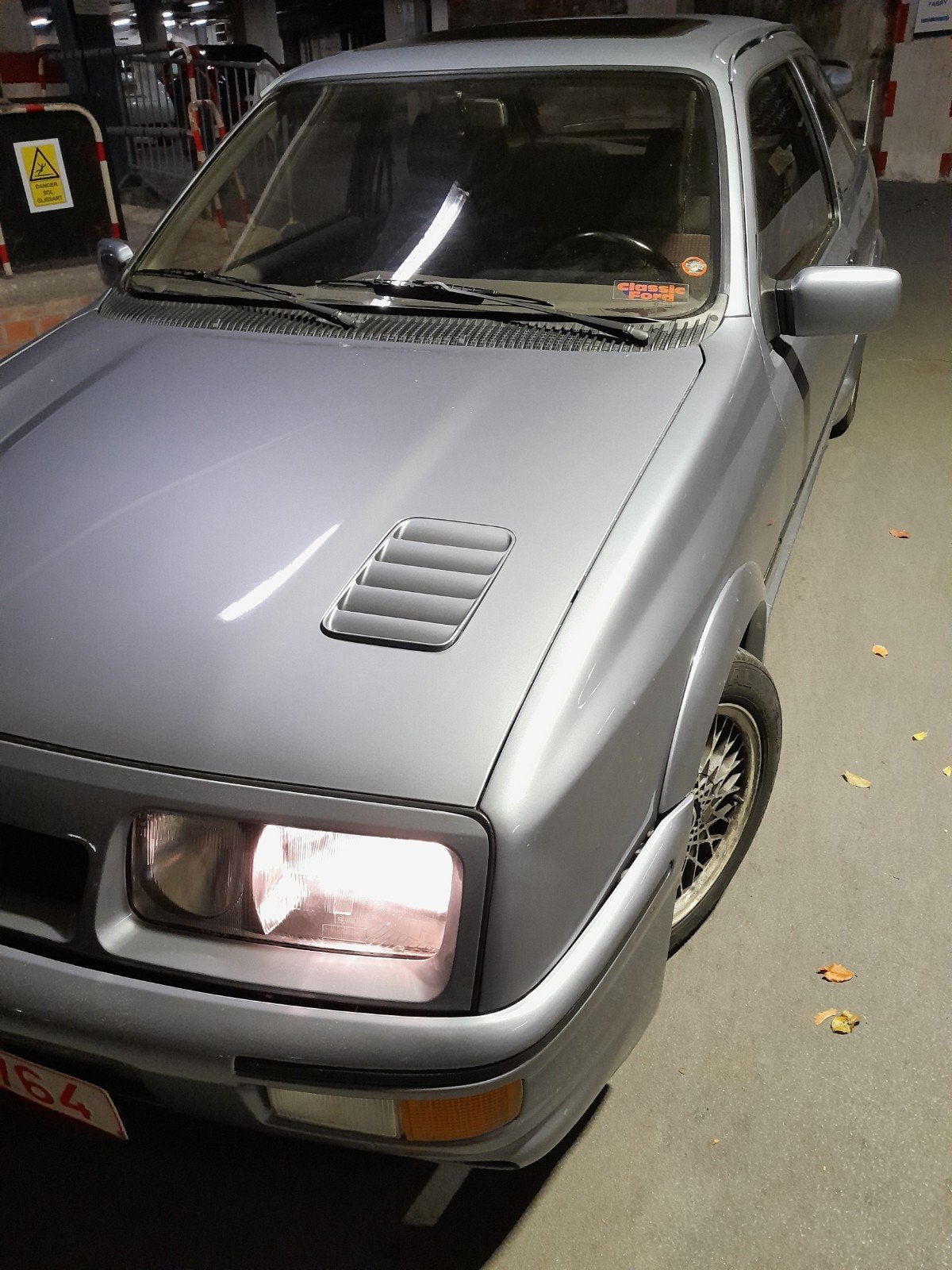 Ford Cosworth, Auto's, Achterwielaandrijving, 155 kW, Blauw, Alcantara